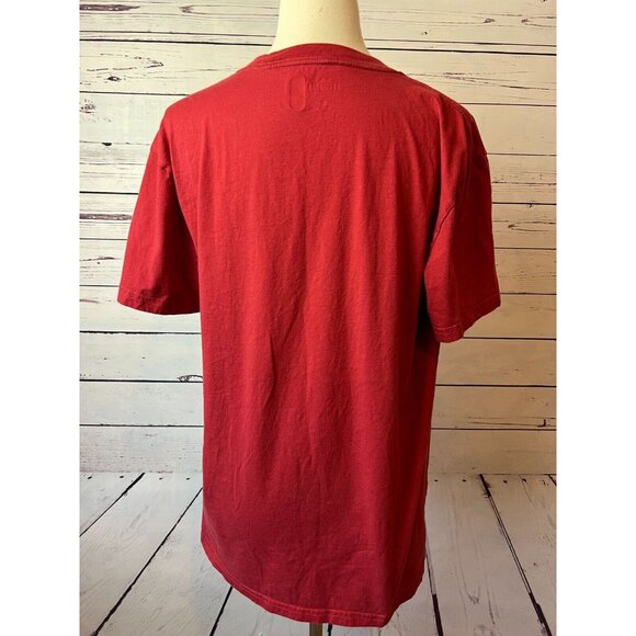 Hollister NBA Tee‎ Shirt Chicago Bulls Graphic T-Shirt Medium Red 6X Champs - Picture 8 of 9